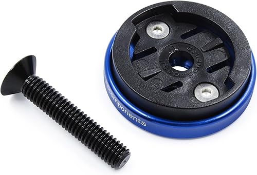 Miniatura 12 de JRC Components Enkei Top Cap Bike Stem Mount | Compatible con todos los modelos de dispositivos GPS Wahoo Elemnt | Cuerpo ligero de aluminio CNC