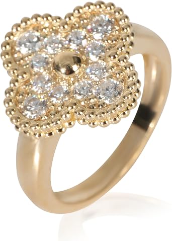 Pre-Loved Vintage Alhambra Ring, Diamond, 5.75 US