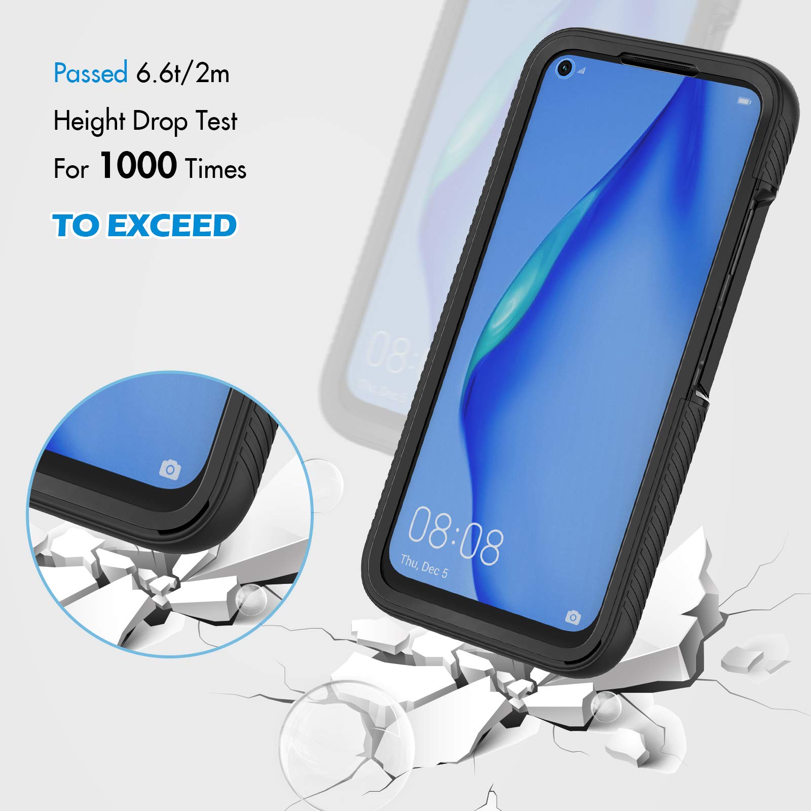 Vetro Temperato Huawei Vetro Temperato Per Huawei PSmart, P20, P30 - Foto 2