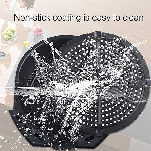 Miniatura 7 de Freidora de aire, horno freidora de aire, sin aceite, horno caliente eléctrico y cocina sin aceite, con control de temperatura, cesta antiadherente,