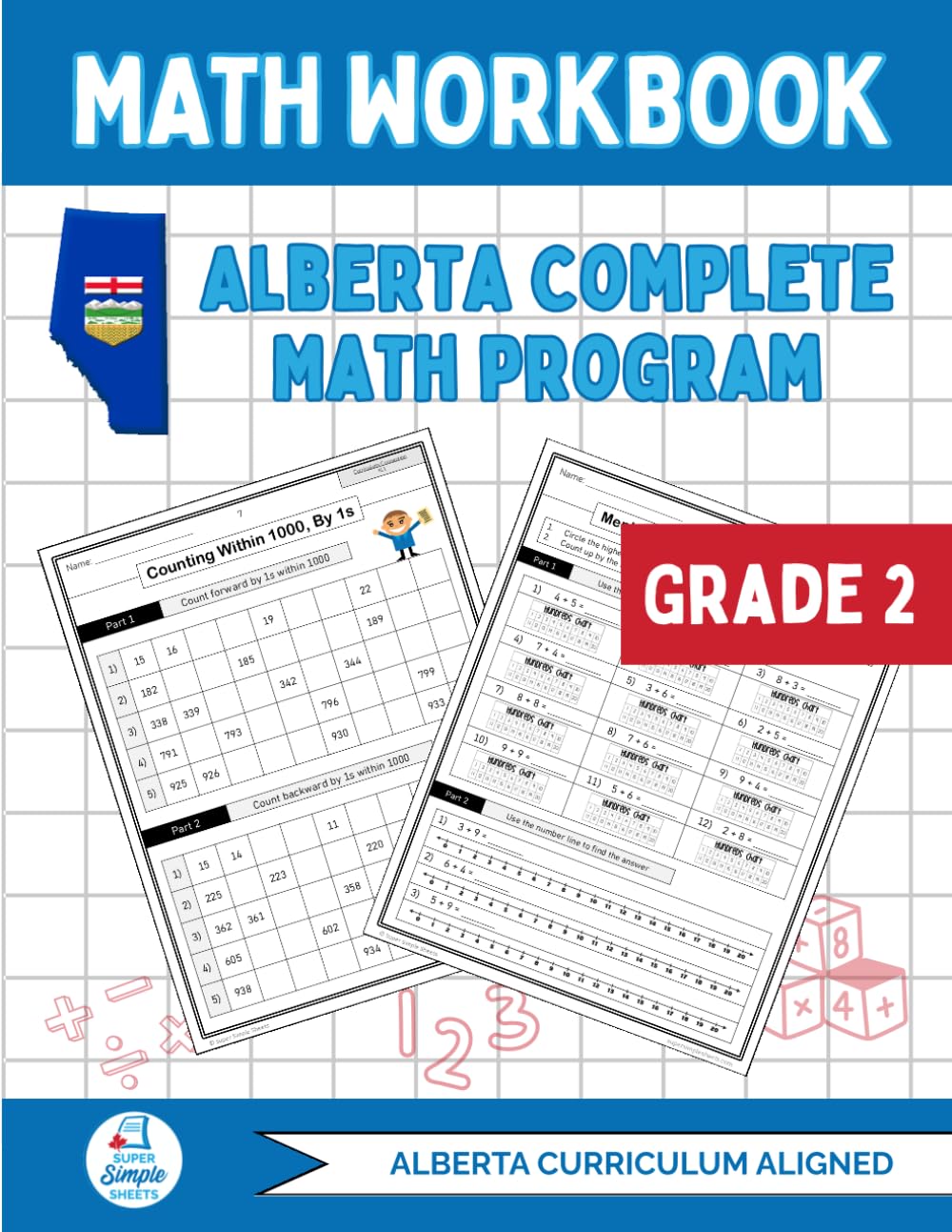 Alberta Grade 2 Math Workbook: The Ultimate Full-Year Program Covering Every Alberta Math Outcome