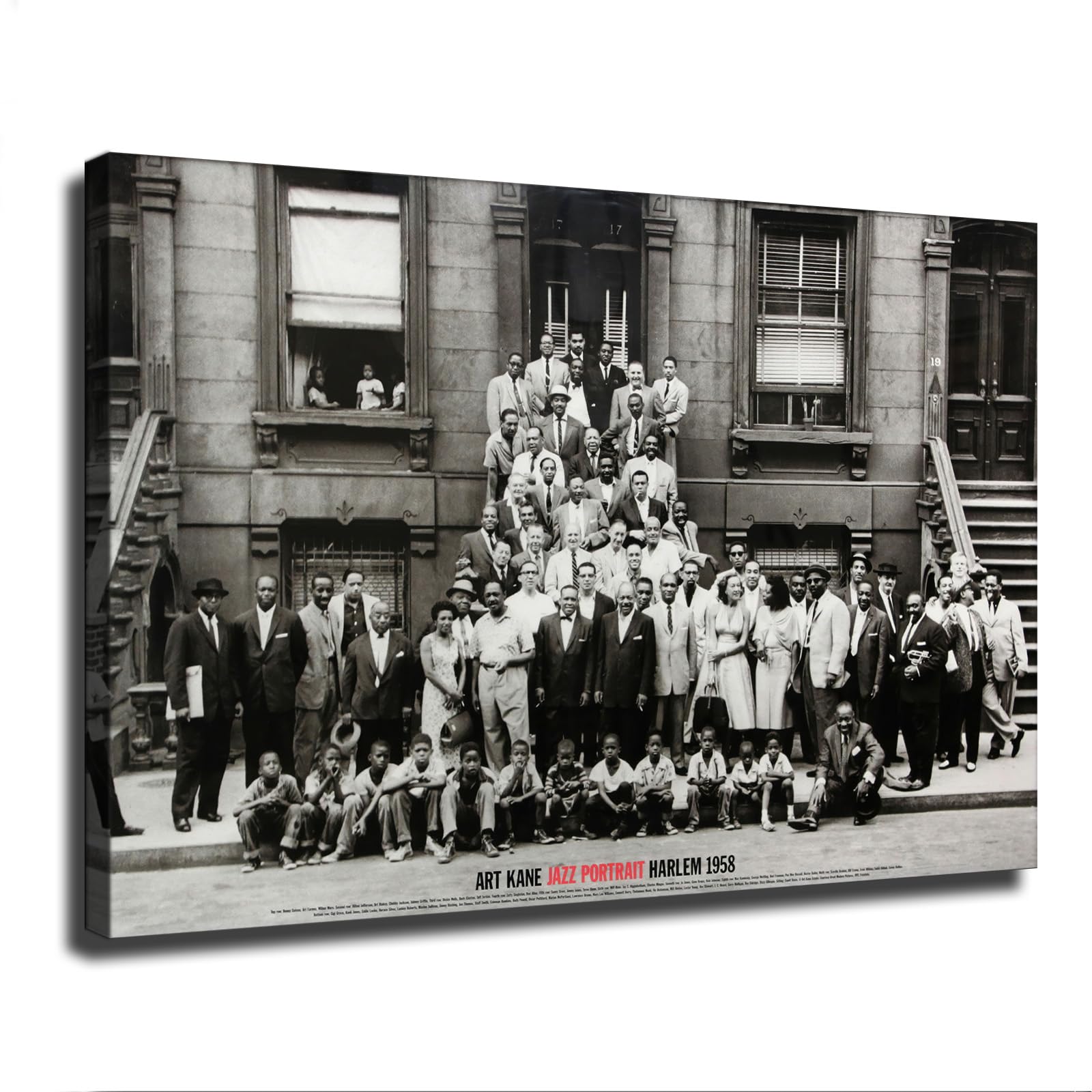 Amazon.com: Art Kane A Great Day In Harlem Jazz Portrait 1958