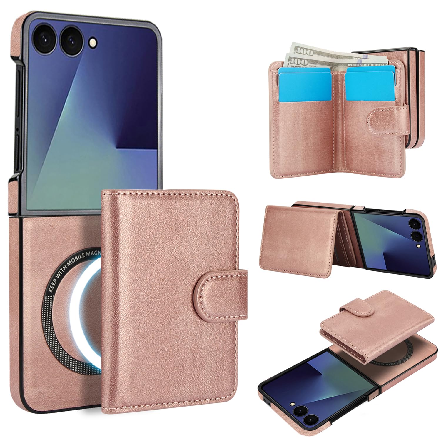 ウォレットケース Amazon.co.jp: XIMAND for Samsung Galaxy Z Flip 7用ケース 2 in 1