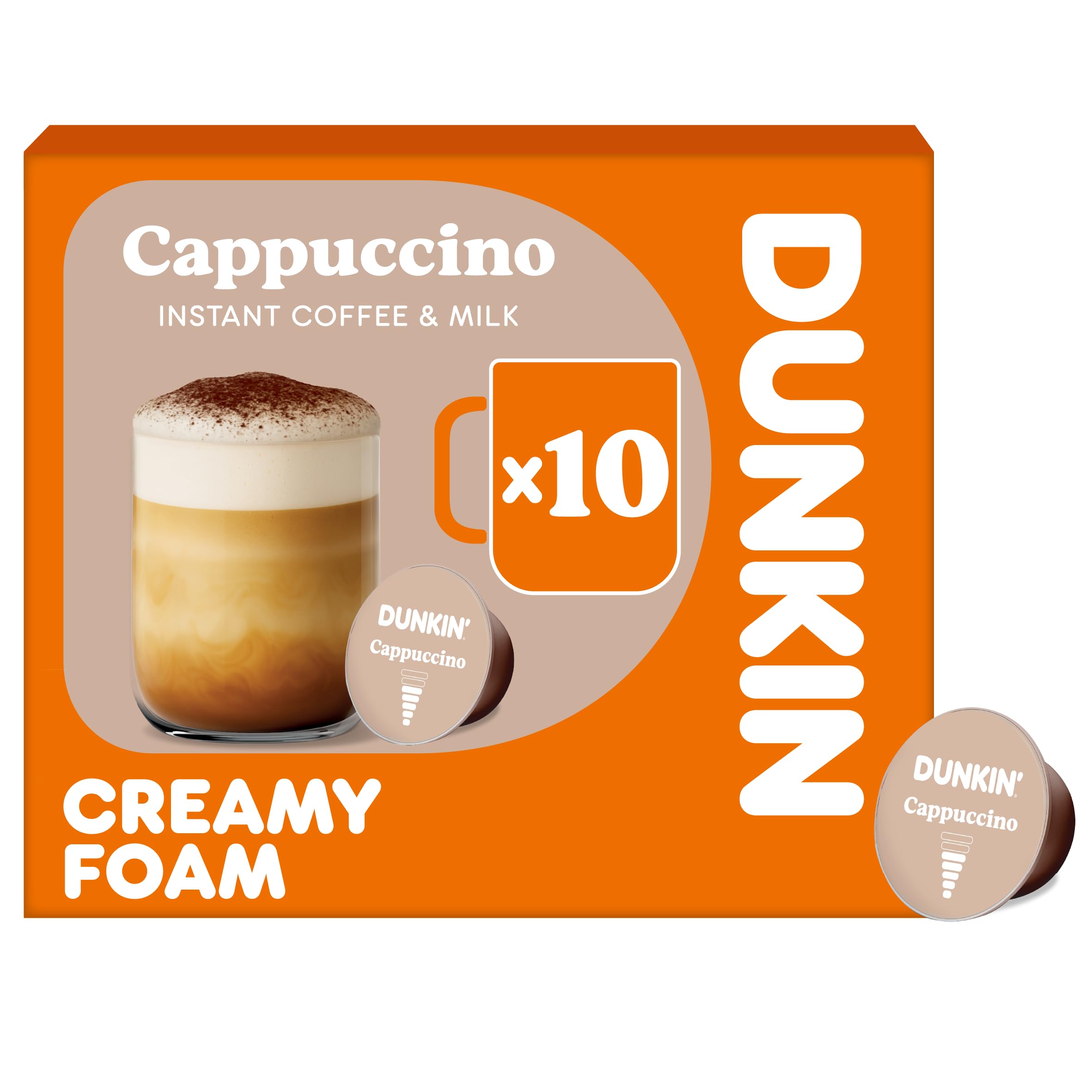 Dunkin' Dolce Gusto Capsules Cappuccino - 10 Capsules