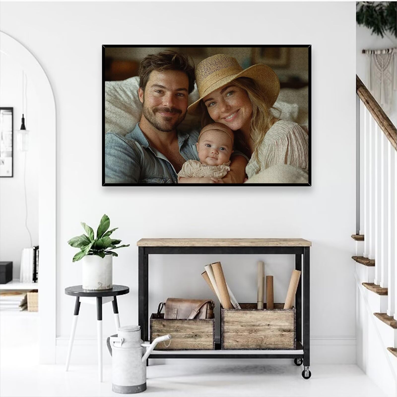 Puzzle Personalizado con Foto, Puzzle Personalizado 3000 Piezas, Regalos Originales para Mujer y Hombre, Rompecabezas de Madera Personalizable con Propia Imagen, Regalos para Amigos, Familiares C-70
