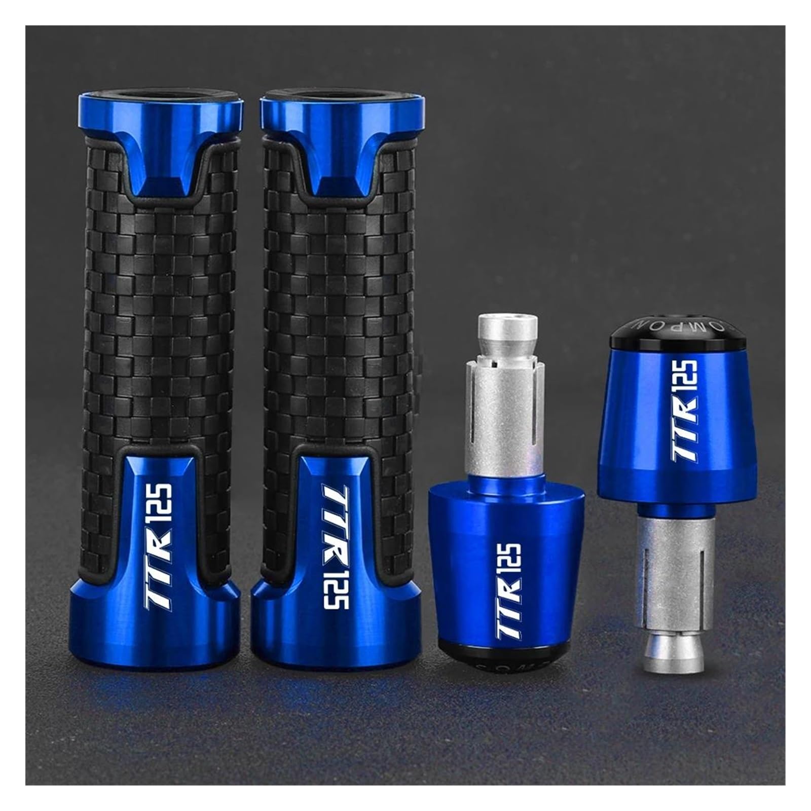 Manopole Manubrio PER YAMAHA TTR 125 1993 1994 1995 1996 1997 1998-2008 Tappi Manubrio Tappi Terminali TT-R125 LE 2020 2021 2022 2023(15)