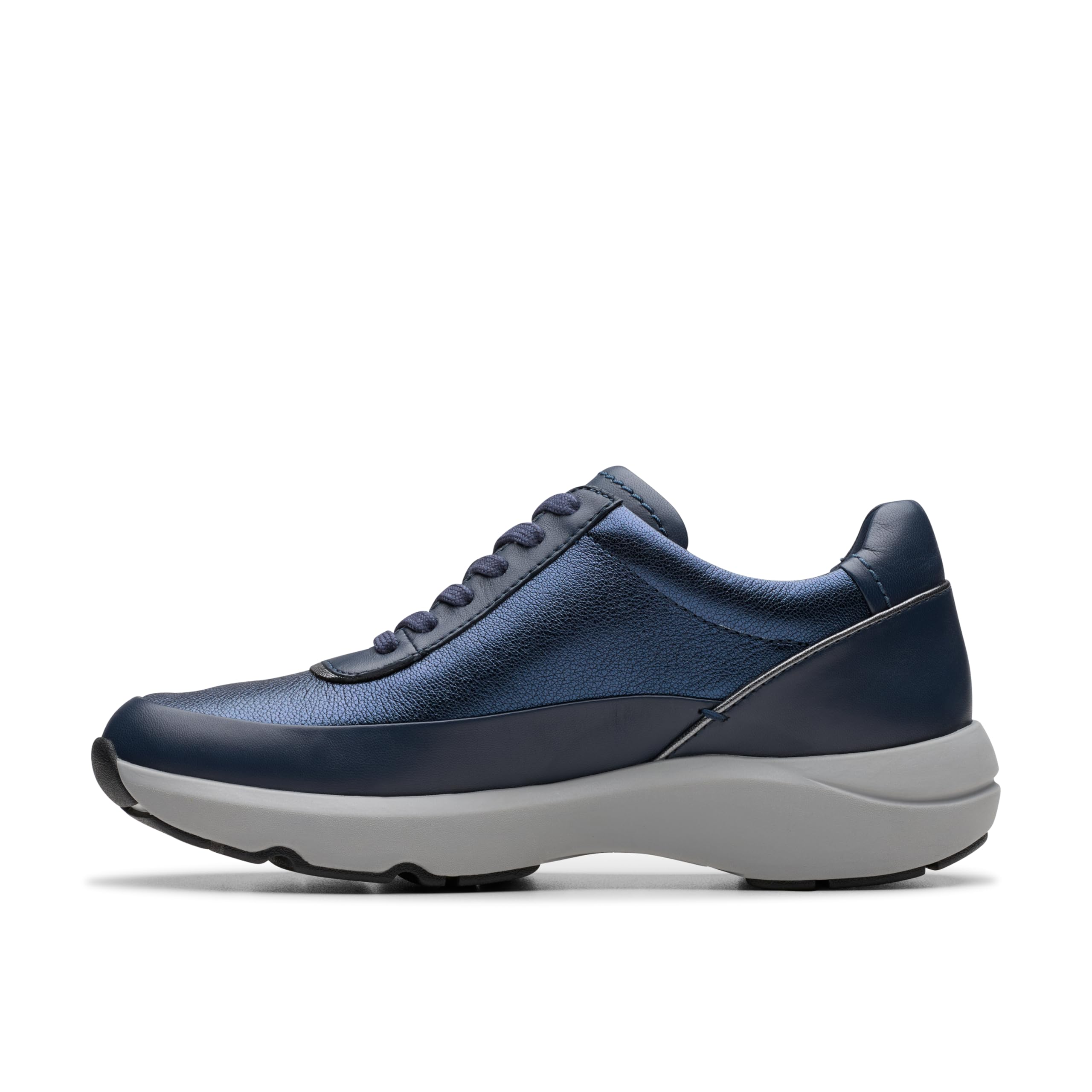Clarks Tivoli Zip Womens Navy Combi, 6