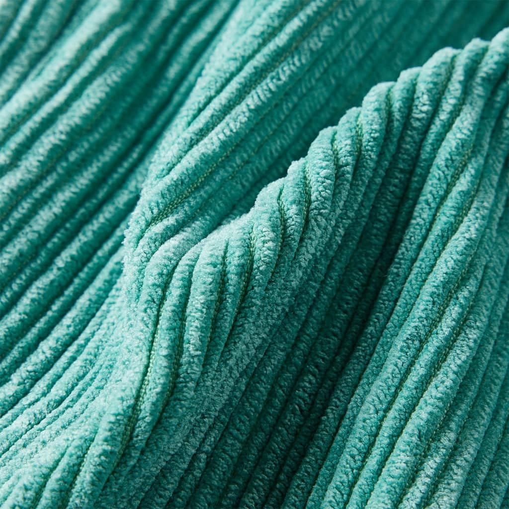 Pantalones infantiles de pana verde menta para niños y niñas, cómodos pantalones de tela elástica con cintura elástica, pierna ancha, dos bolsillos, adecuados para el día a día, escuela