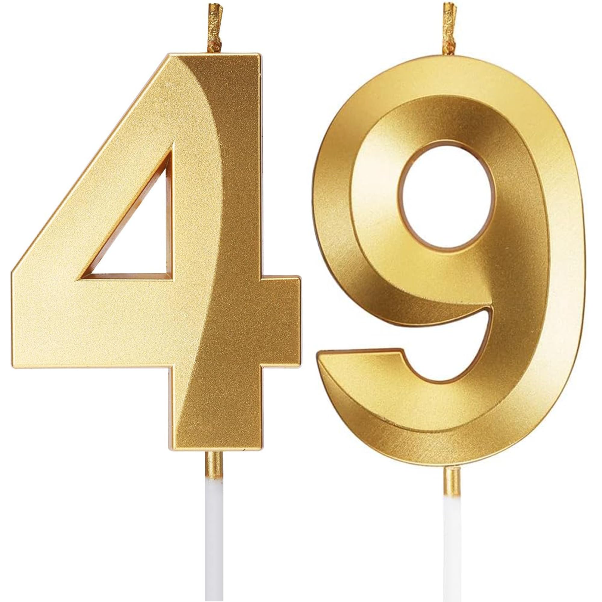 Birthday Candles Number Candles Age Year for Cakes Happy Birthday 3D Designed Wedding Anniversary Party Cake Topper Decorations