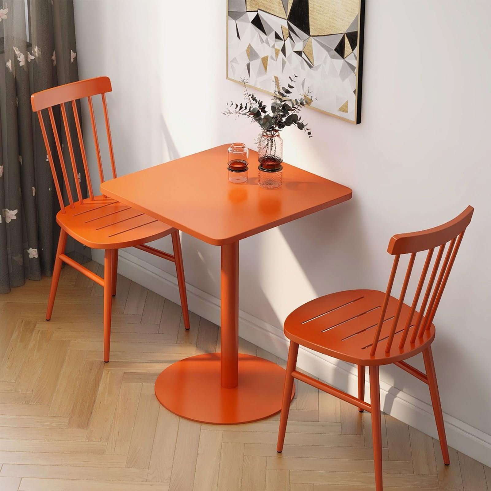 Kwadratowy stolik końcowy do salonu, nowoczesny stolik na napoje i przekąski, stylowe meble do domu, śniadania i jadalni, elegancki design do każdej przestrzeni