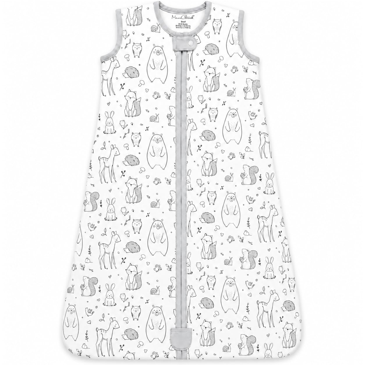 Babyschlafsack aus Bio-Baumwolle 2.5 TOG Winter Schlafsack 1er-Pack