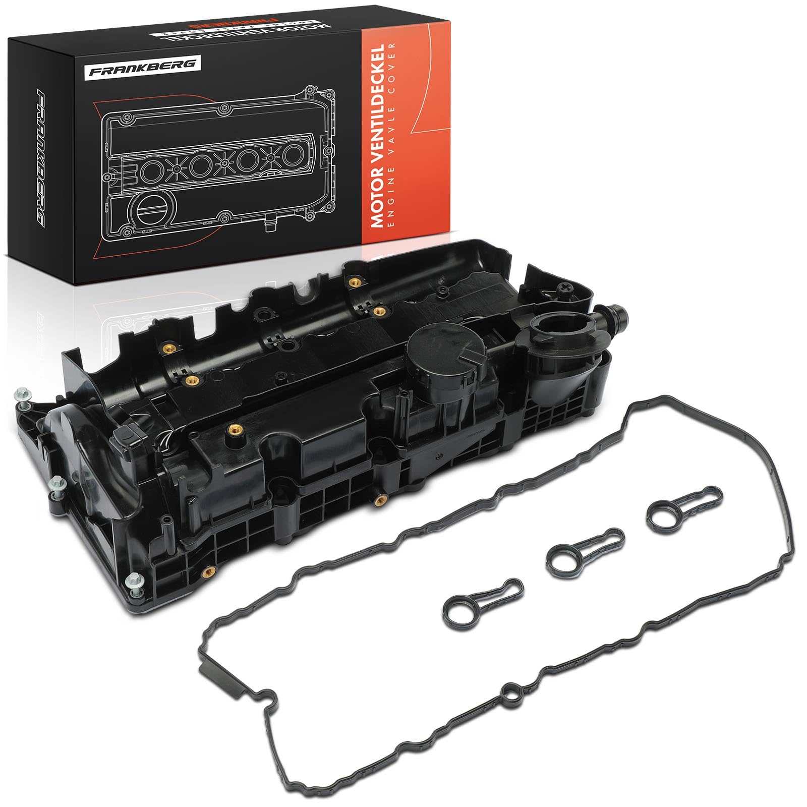 Frankberg Tapa de culata 11128508570 | Compatible con: Serie 1 Convertible E88, Serie 1 E81, Serie 5 E60, Serie 3 Coupé E92, Serie 3 Touring E91