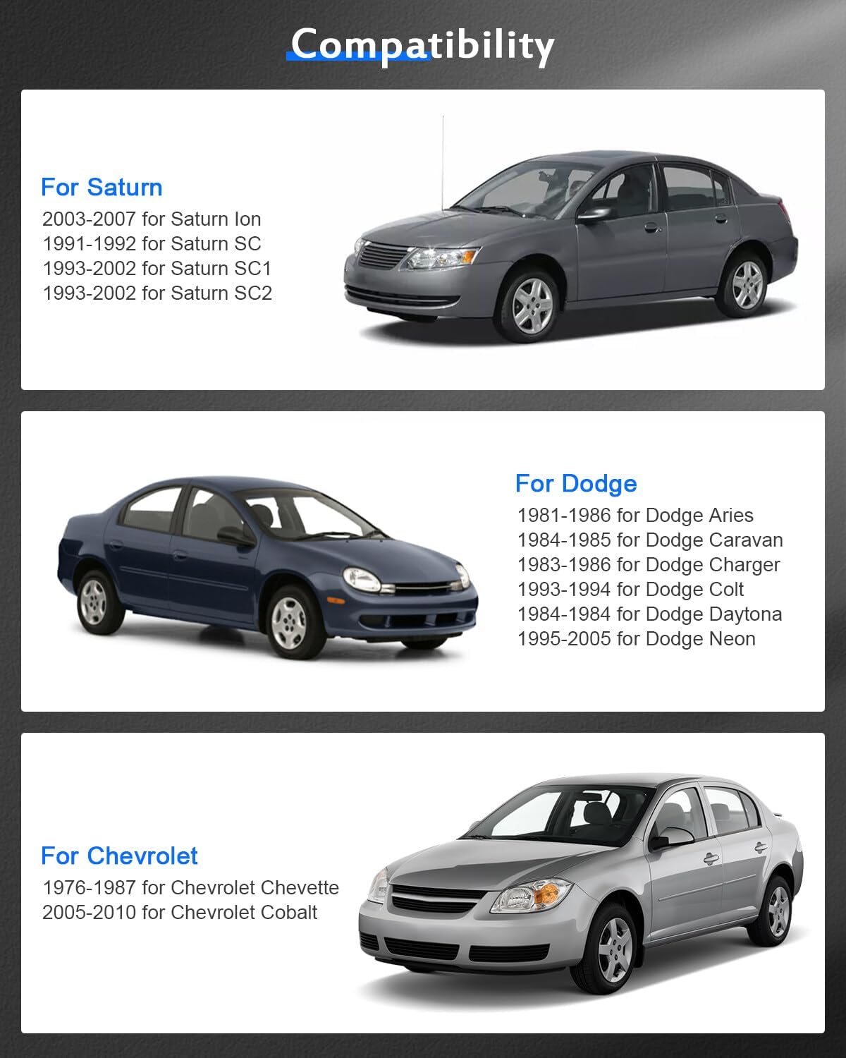 ECCPP 4PCS 2 inch Hubcentric Wheel Spacers 4x100mm to 4x100mm fits for 1995-2005 for Dodge Neon |2005-2010 for Chevrolet Cobalt - Image 3