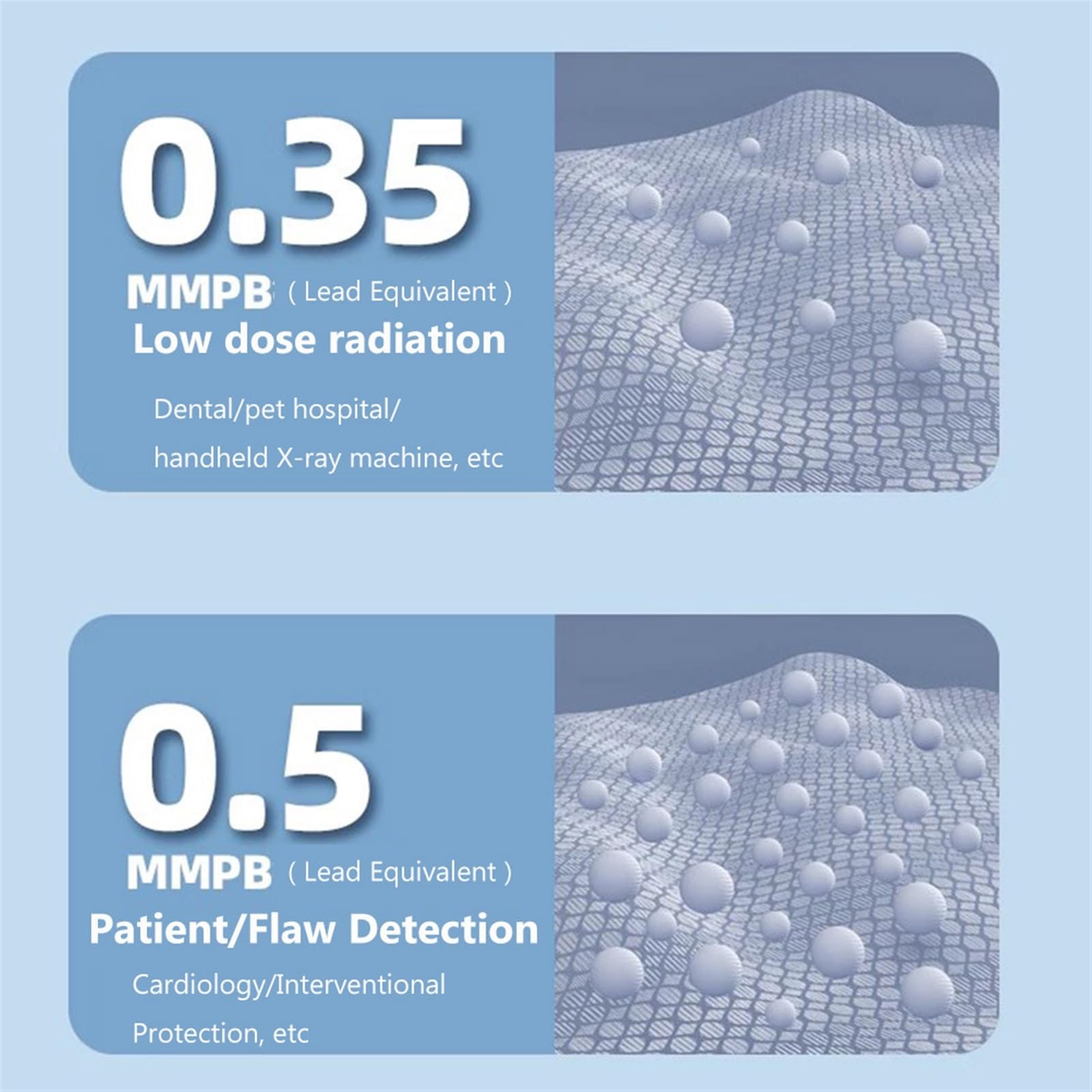 Tablier en Plomb Gants De Protection Contre Les Rayons X pour Vétérinaire, Gants De Sécurité Contre Les Radiations pour Radioprotection IRM CT(0.35mmpb)