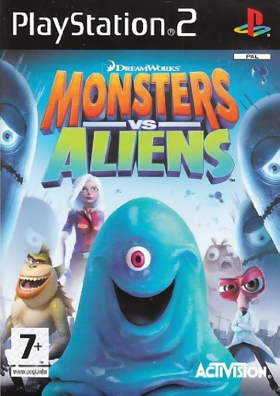 MONSTERS VS ALIENS PS2