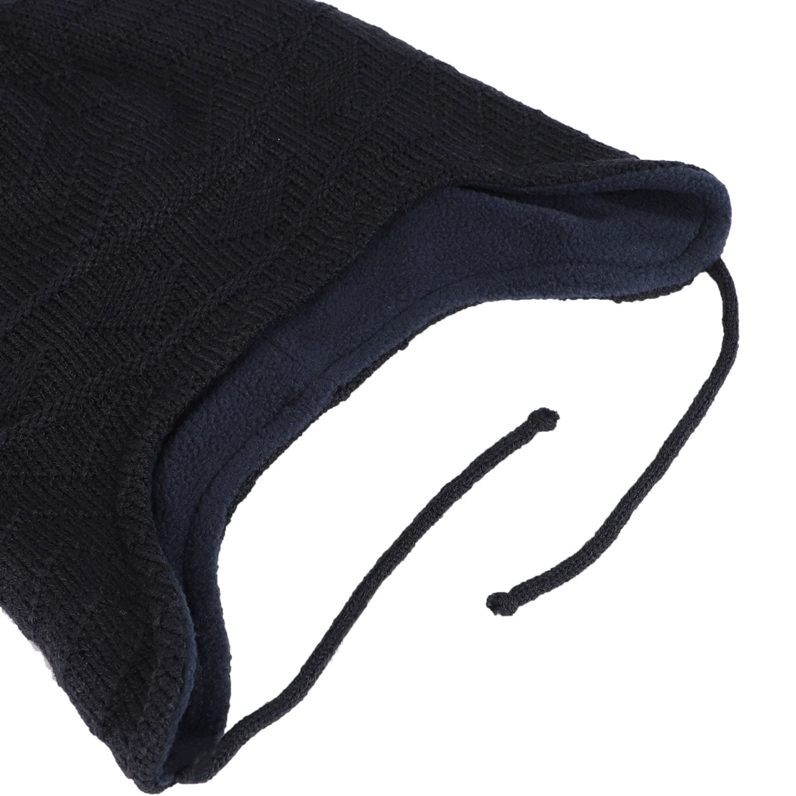 IBLUELOVER 3Pcs Ensemble Bonnet Tricoté Enfant Écharpe Gants d'hiver Cagoules Ski Chaud Tour De Cou Moufle Fille Garçon Bonnet Pompon avec Épaisse Doublure Polaire Chapeau Oreillette et Cache-Cou