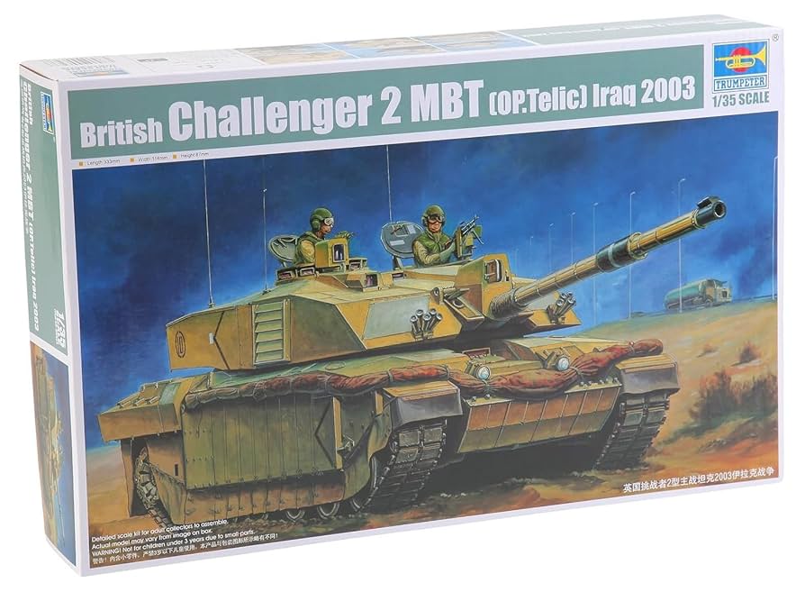 トランペッター　1/35 チャレンジャー2 完成品　戦車　模型　イギリス 1/35 イギリス主力戦車 チャレンジャー2 完成品