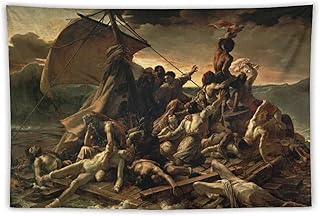 Theodore Gericault The Raft of The Medusa World Famous Painting Tapestry Wall Tapestry Scroll Polyester Tapestries Art Painting Picture Bedroom Decor Home 40"x60"