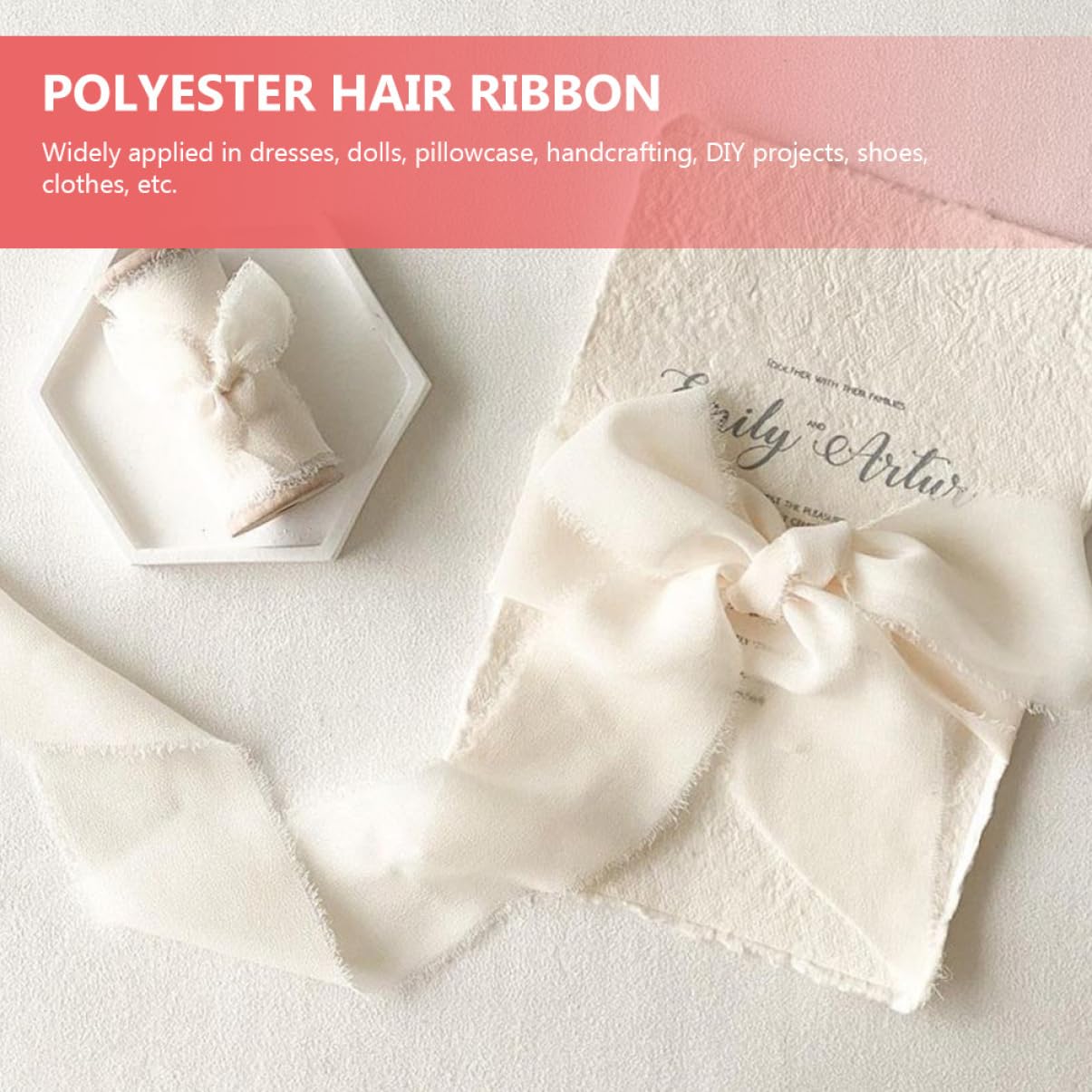 Homoyoyo 10rollen Blütenbänder Chiffon Yards Für Hochzeitsdekoration Haarschmuck Und Bastelprojekte Strapazierfähig Und Farbecht