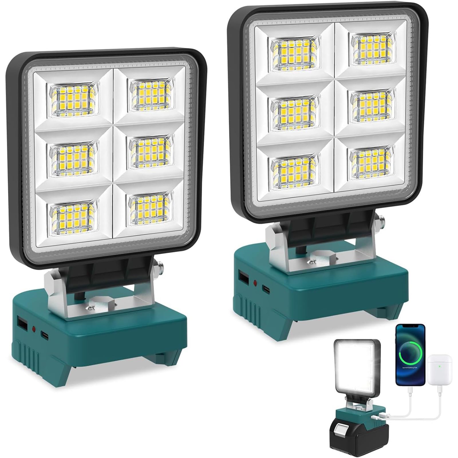 Iluminadores multifuncionales para reparación de automóviles y uso doméstico con construcción de ABS y reparación automotriz de alta intensidad