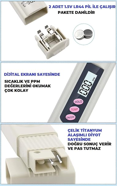 TDS Meter Water Quality Meter Digital Water Quality Meter