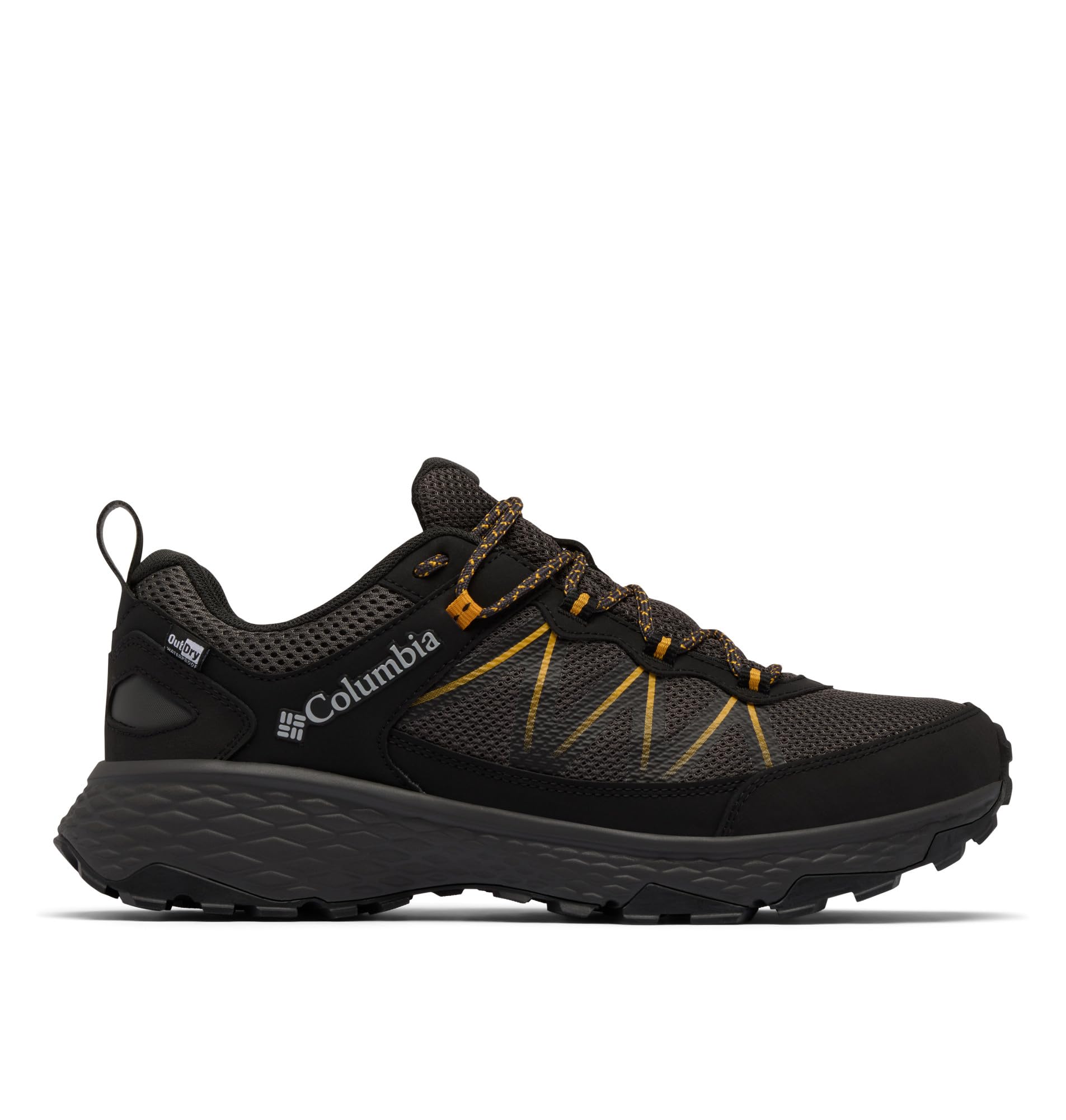 Columbia Men's Peakfreak Rush Outdry, Black/Raw Honey, 8