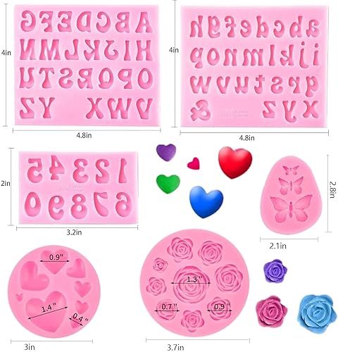 Miniatura 5 de Moldes de silicona de luna y estrella, molde de fondant de nube, luna, estrella, chocolate para hornear, dulces, dulces, pasteles, cupcakes, 2