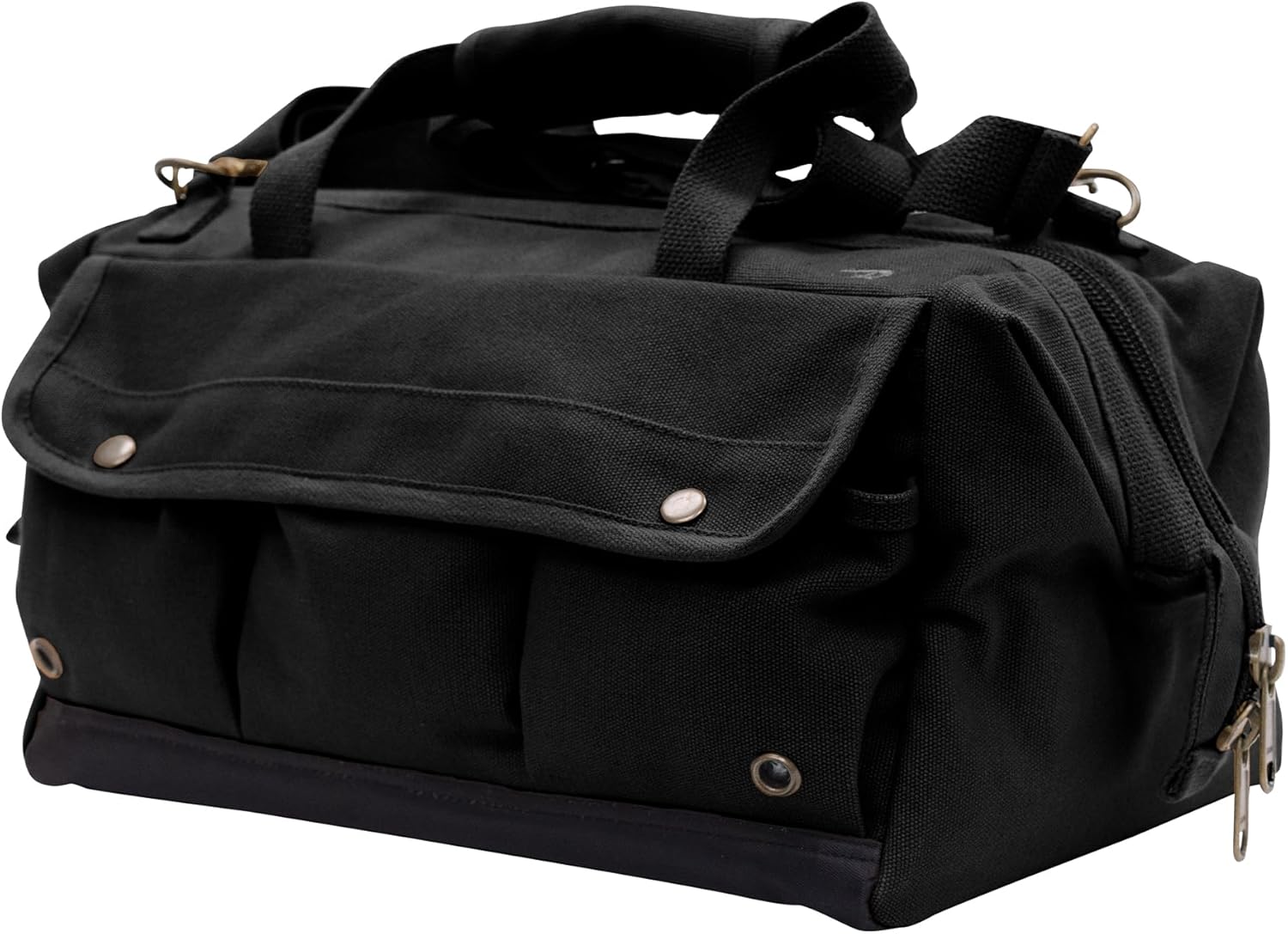 Rothco Renovator Tool Bag – 26 Tool Pocket Organizer – Heavy-Duty Canvas - Black