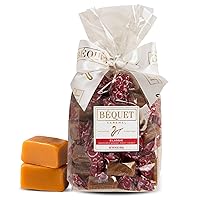 Vista 1 de Béquet Caramel - Clásico - Caramelo envuelto individualmente - Caramelo gourmet - Hecho en Montana - Kosher (Estrella D) y sin gluten - Bolsa