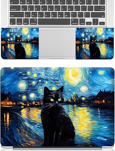 Miniatura 142 de Adhesivo para laptop de 12.1-15.6 pulgadas, calcomanía reutilizable universal de vinilo para laptop, protector de arte impermeable en color panal