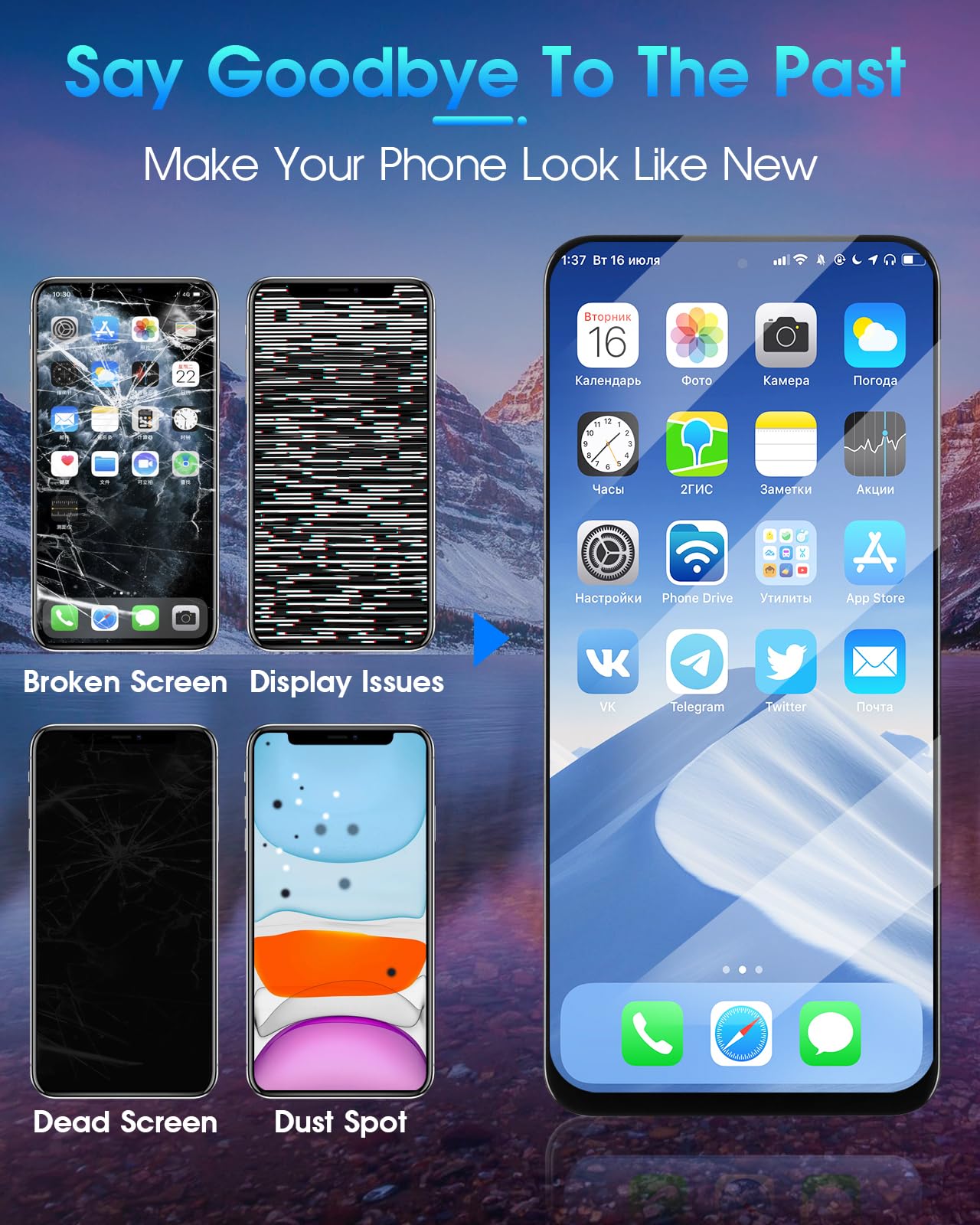 Schermo LCD per Honor 90 Lite, Display per Honor90 Lite 5G CRT-NX1, Touchscreen Digitazer Full Assembly Sostituzione Schermo con Riparazione Kit (6.7'', Nero)