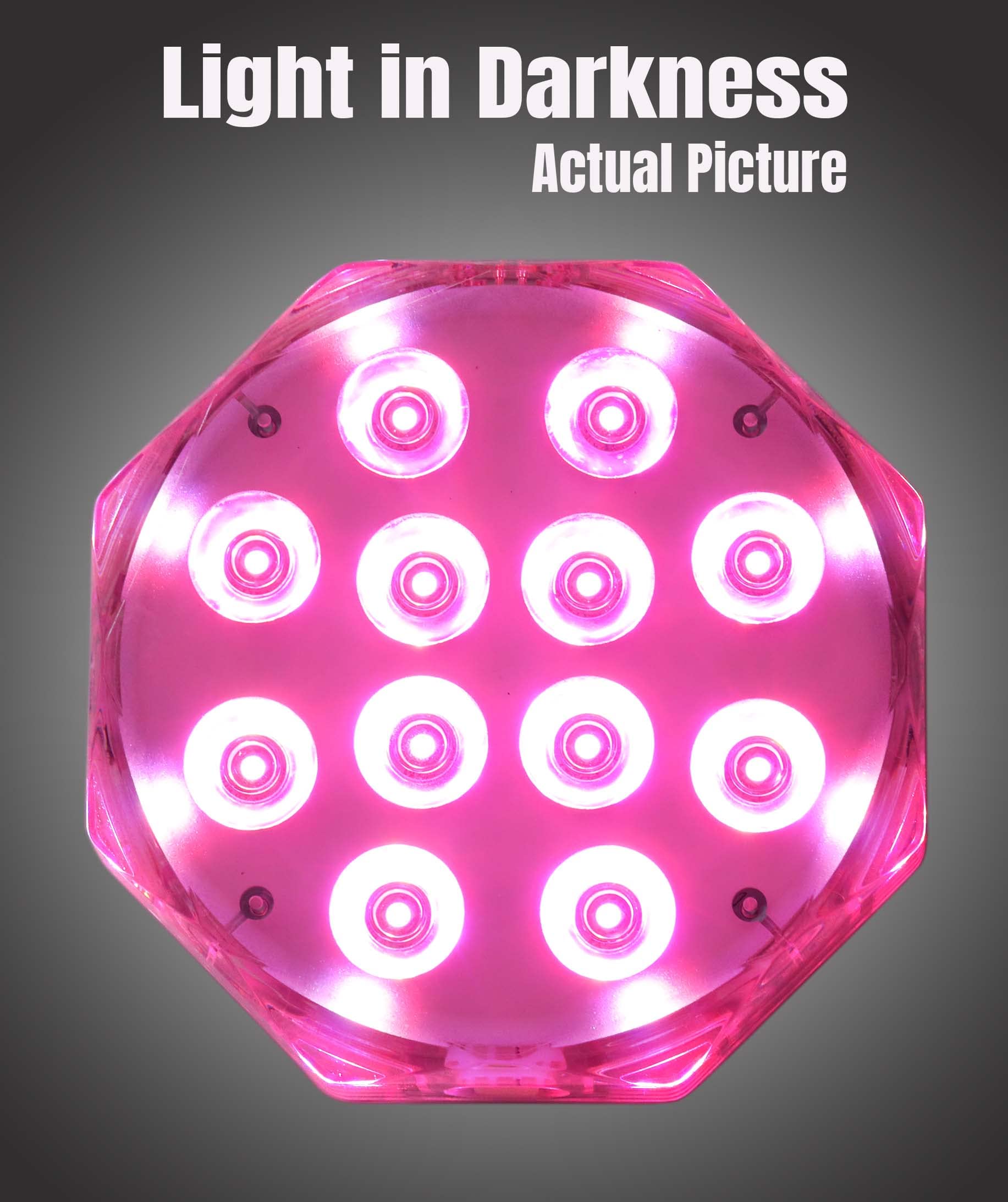 Qoolife 4" 20LED Magnetic Submersible LED Light - Appairage avec la télécommande, contrôle par groupes, lampes de piscine submersibles rechargeables et étanches (2 paquet)