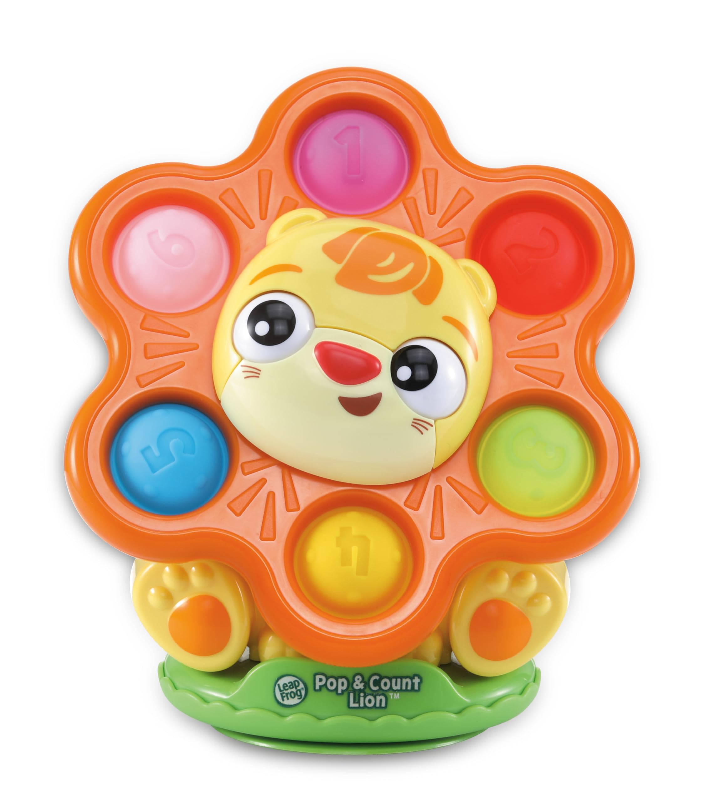 LeapFrog Pop & Count Lion Sensory Toy - Fine Motor Skill Development - Fidget Toy - Tactile Exploration - 6+ Months