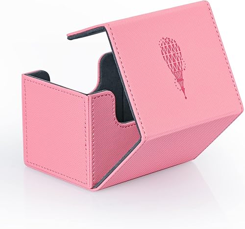 Miniatura 1 de UAONO Caja de cartas para cartas MTG, funda grande para más de 120 cartas con funda, caja de cartas Magic Commander con 2 divisores compatibles con