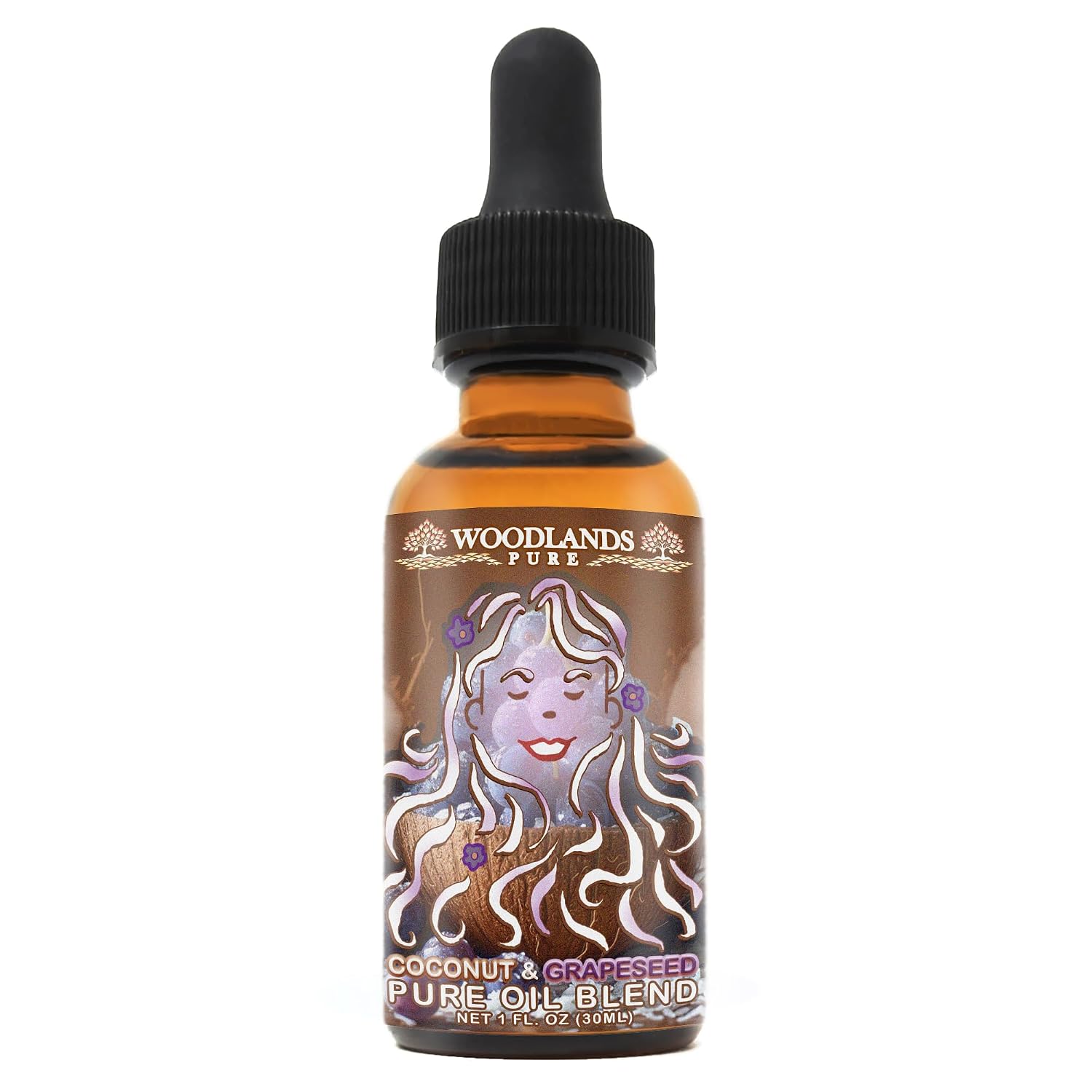 Coconut and Grapeseed Oil Blend (4oz)