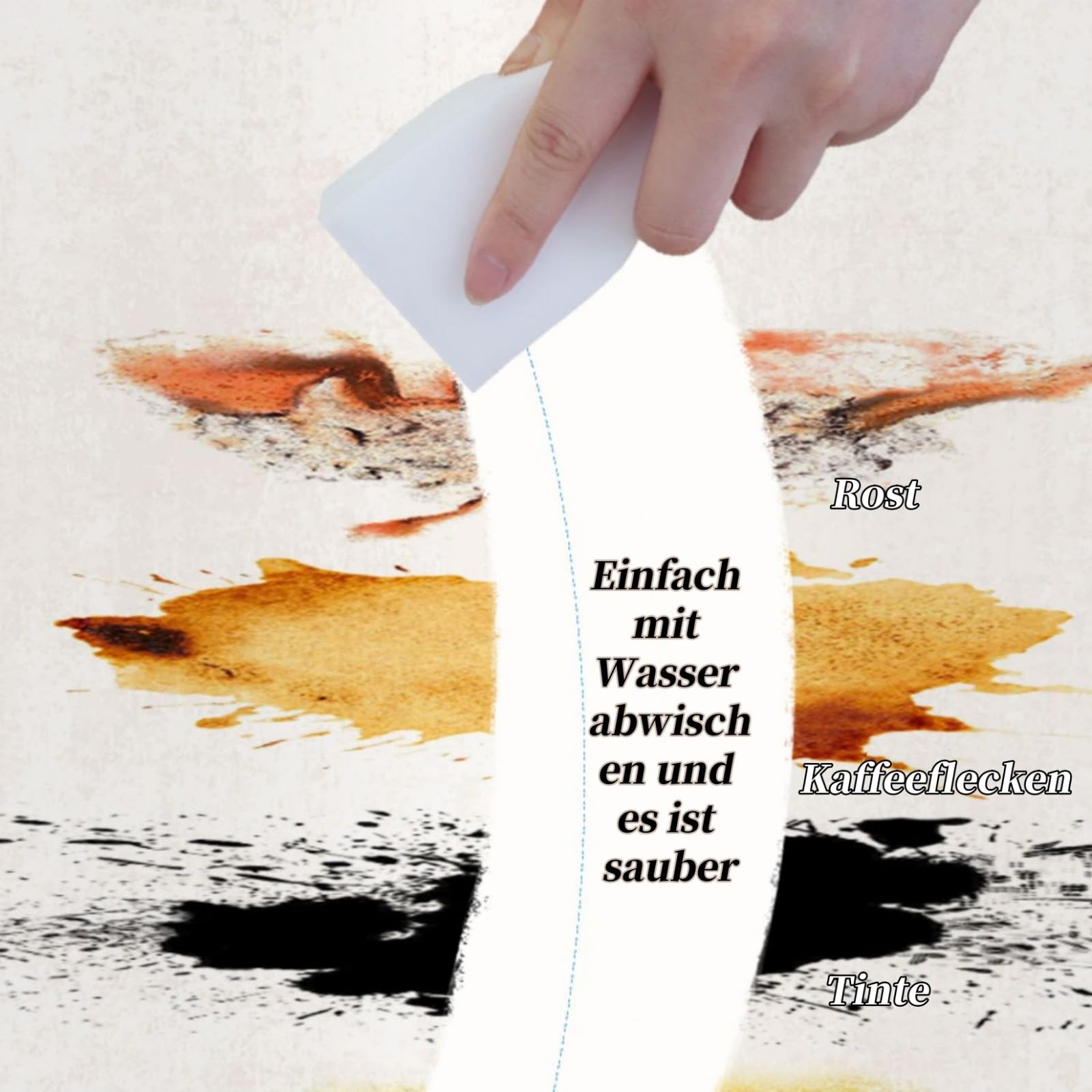 Reinigungsschwamm, Schmutzradierer, Spülbürste – 40x Schwamm, Magic Eraser, Weiß Putzschwamm, Zauberschwamm Für Haushalt, Küche, Wand, Bad, Schuh (40 Stück,10 * 7 * 3 cm)