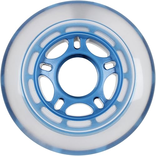Miniatura 3 de Player's Choice Roller Hockey Wheels Indoor 78A Soft Inline Skate ClearBlue 8 Pack
