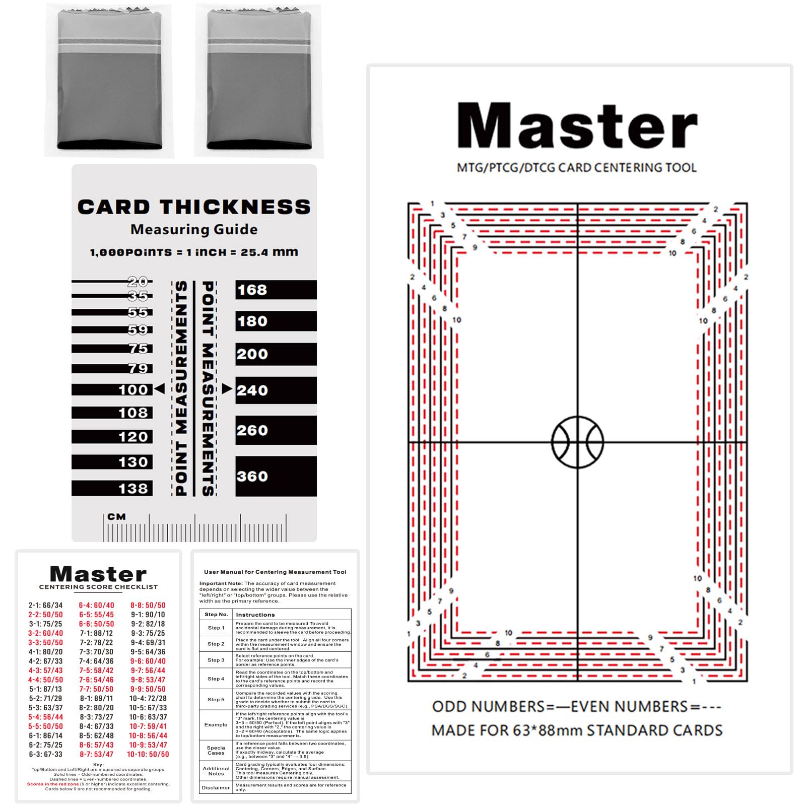 psa card grader Amazon.com: Wanwanzi 2025 Sports Card Grading Tool Kit