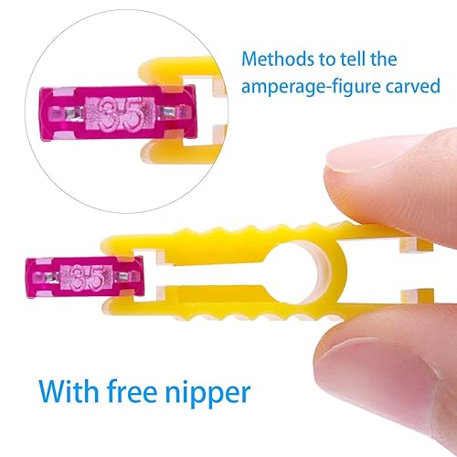 Miniatura 5 de Kodobo Paquete de 100 fusibles automáticos de 30 amperios, APMATM, 32 V, mini cuchilla, fusibles estilo cuchilla de 30 A, fusibles para automóvil,