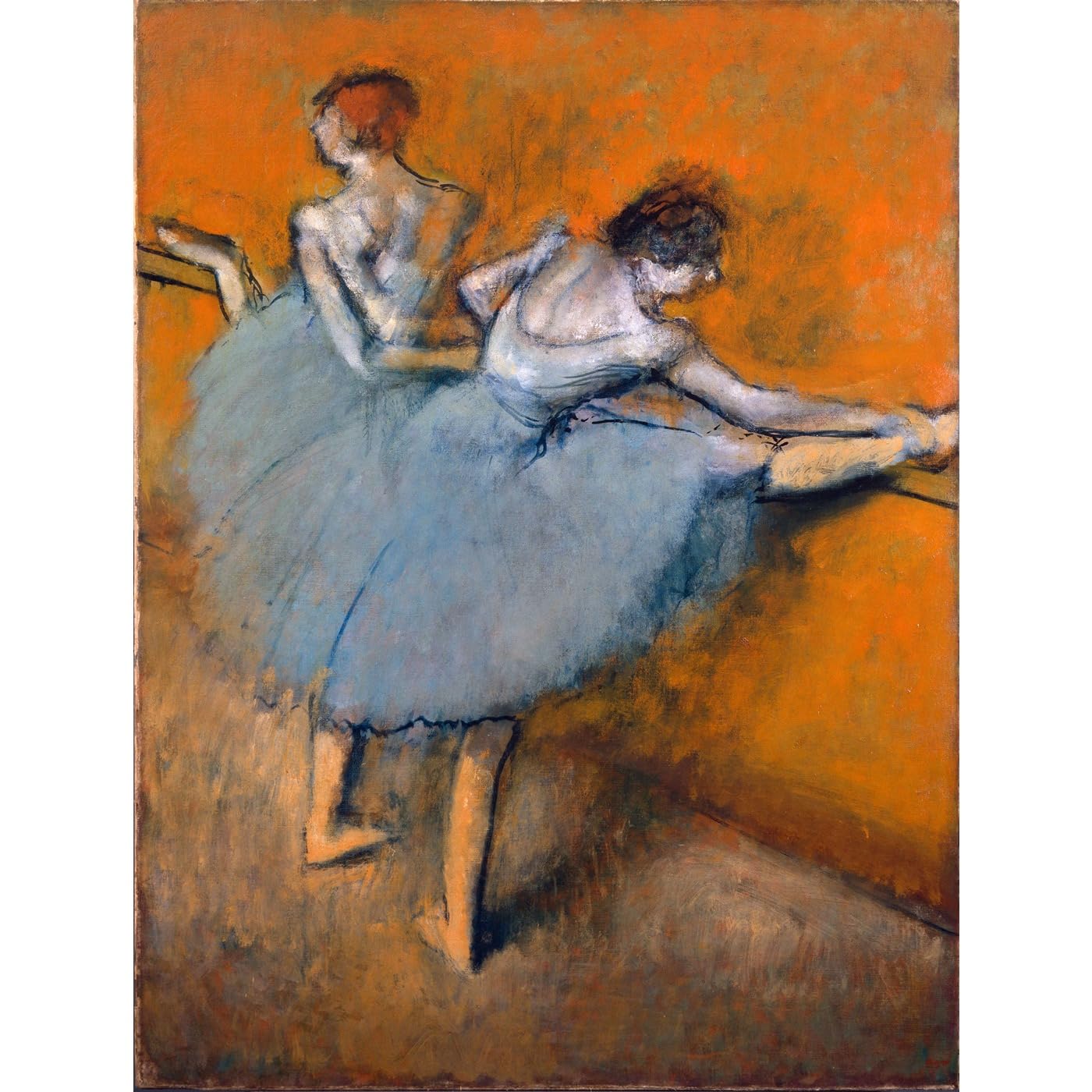 Impression giclée Degas Danseurs au bar grand format 101x127 - 2