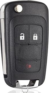 Car Key Fob Replacement for 2010-2017 Chevy Equinox/ Chevrolet Sonic/ GMC Terrain (OHT01060512) Flip Keyless Entry Remote (Set of 1)