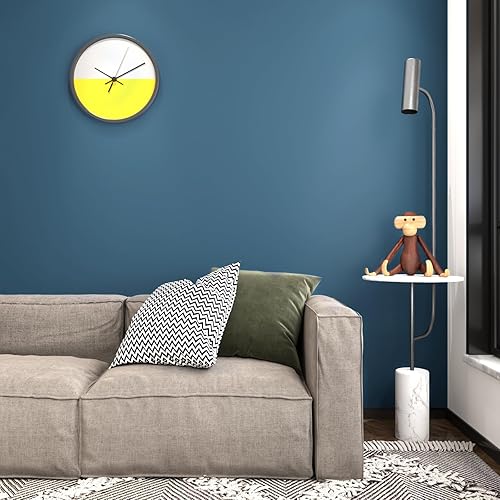 Miniatura 2 de Stickyart Papel tapiz azul oscuro para despegar y pegar, papel adhesivo azul para armarios, cajones, cocina, dormitorio, papel tapiz autoadhesivo