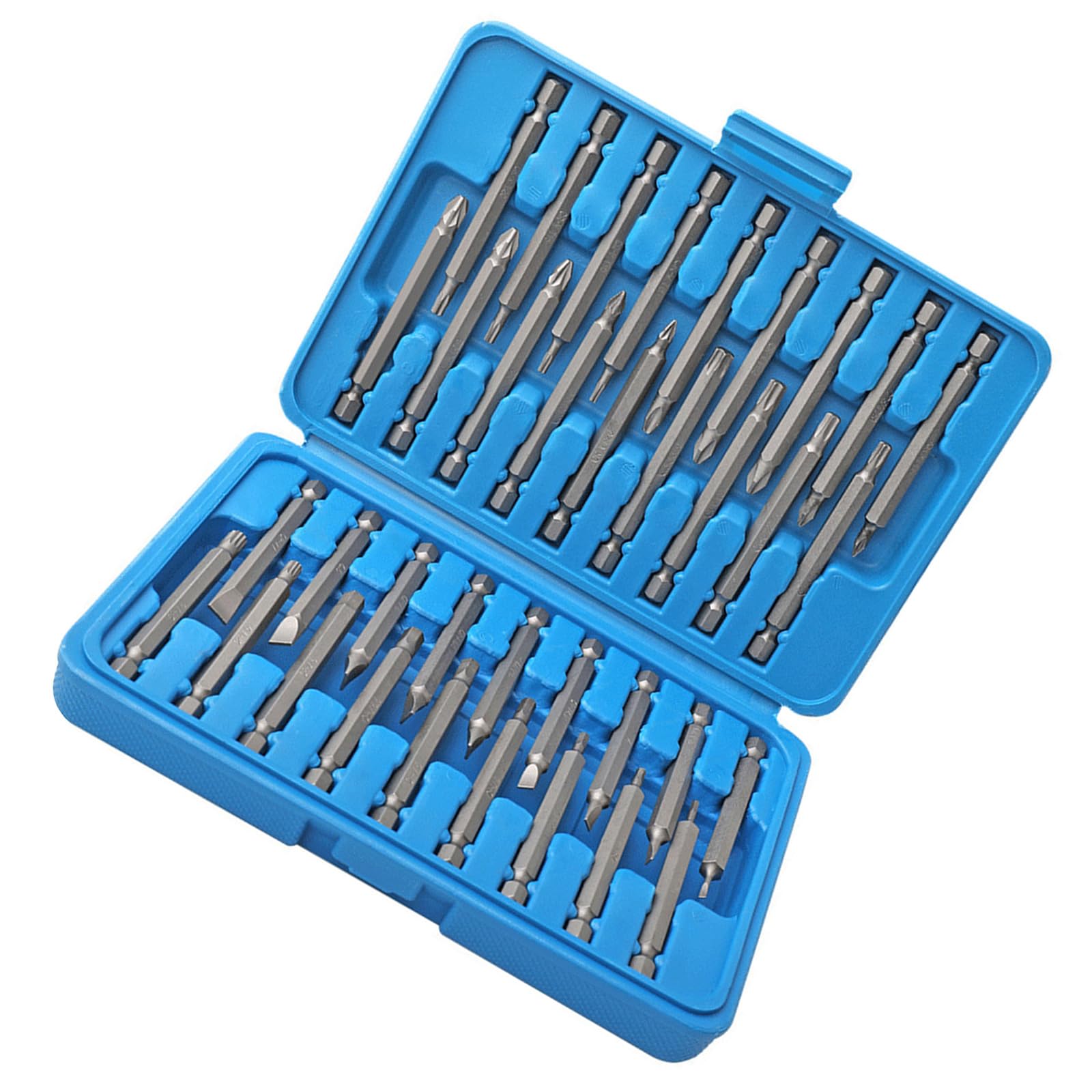 Rgybao 36Pcs 50Pc Professional Driver Divisions For Electric Equipment Attractive Holding Search Engine Speed Steel Permanent Wear Resistance Includes Storage Case Electric Driver Attractive Divisions