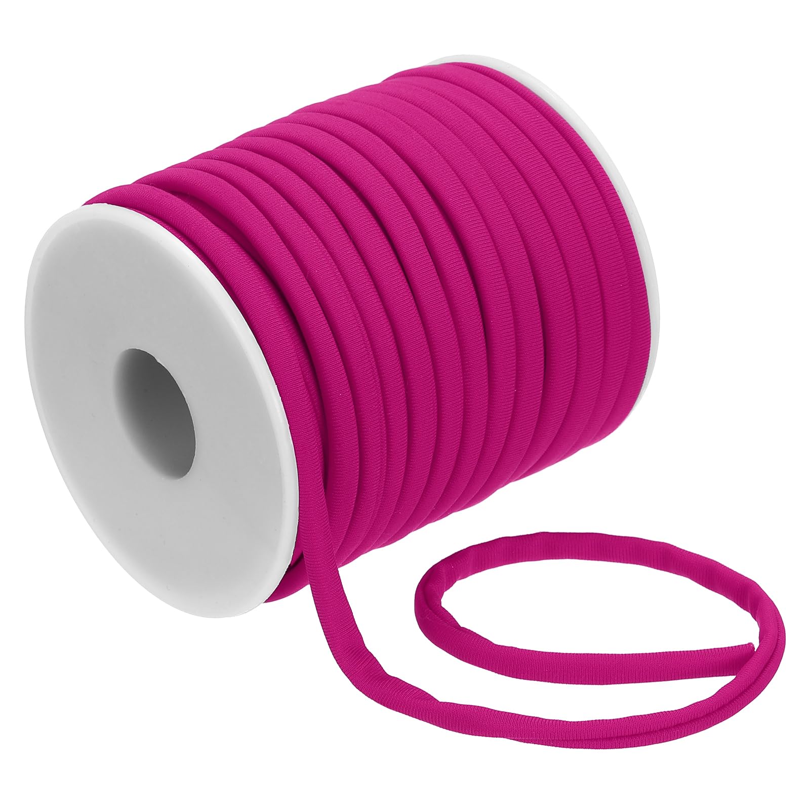 Cordón elástico de nailon plano PATIKIL de 5 mm para costura de ropa y manualidades DIY