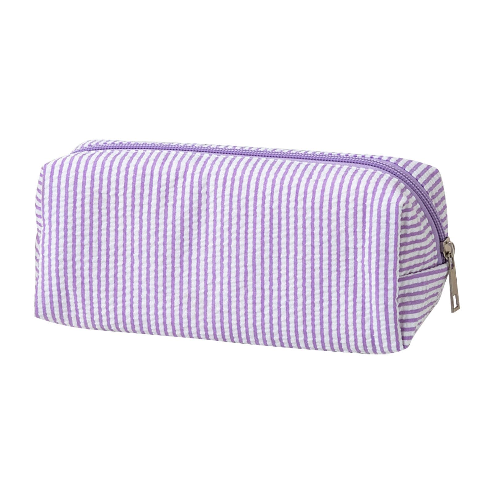 Bgdhinkt Pencil Case for Girls, Cute Striped Pencil Case