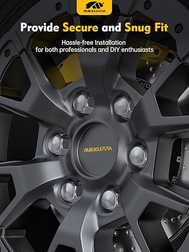 Vista 108 de MIKKUPPA Tuercas de llanta M14x2.0 – Repuesto para ruedas de fábrica Ford F150 Expedition Lincoln Navigator Factory 2003-2014 – 24 tuercas Plateado