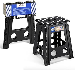 ACKO Folding Step Stool Foldable 16 Inch Stoo...,
