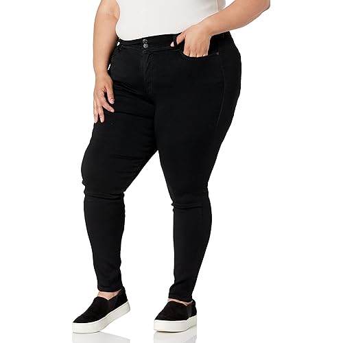 WallFlower Women's Ultra Skinny Mid-Rise Insta Soft Juniors Jeans (Standard and Plus)