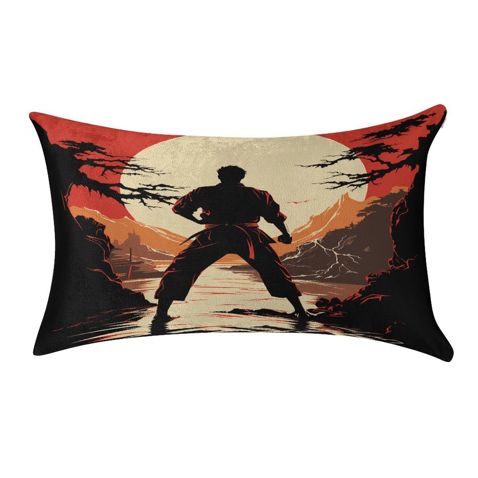 Fekiloot Men's Style Karate Pillow Covers Home Decor Pillow Cases