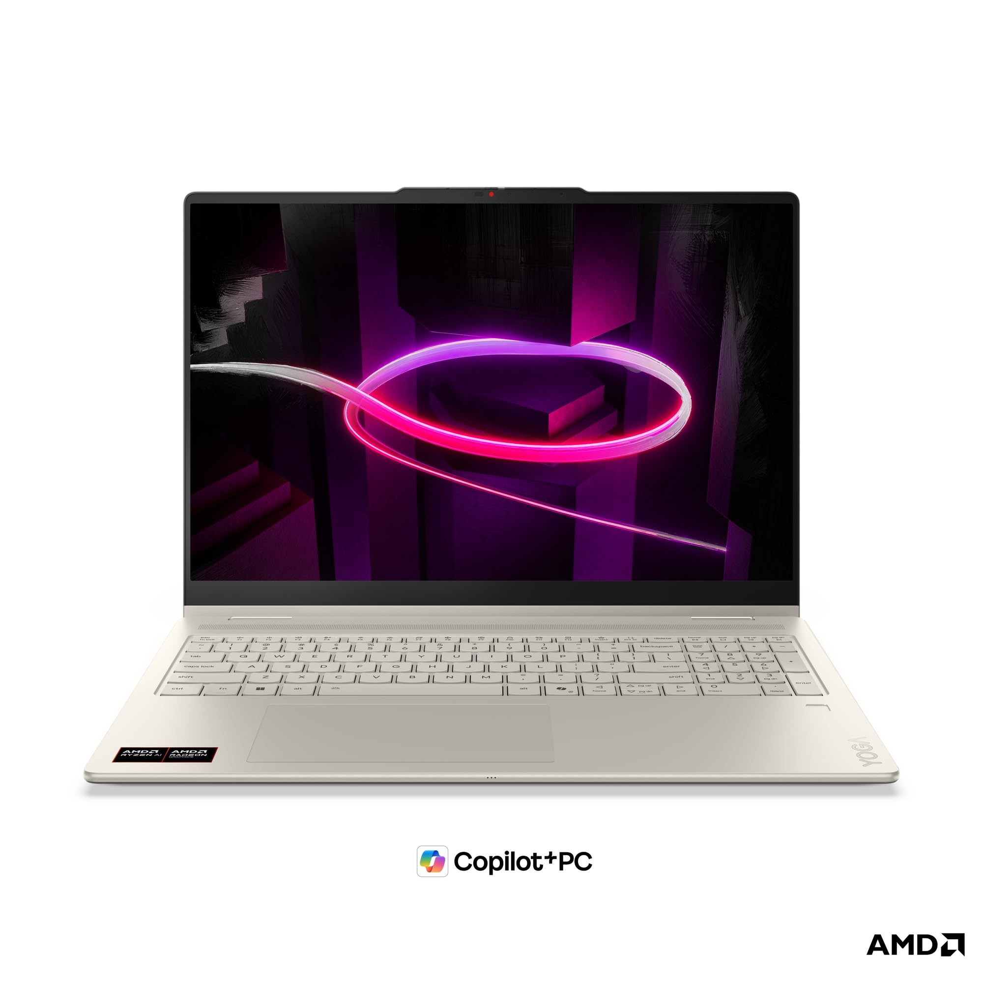 Lenovo Yoga 7 2-in-1 Laptop | 16" 2.8K OLED Touch Display | AMD Ryzen AI 7 445 | 32GB RAM | 1TB SSD | UMA Intel Grafik | Windows 11 | QWERTZ | Seashell | 3 Monate Premium Care